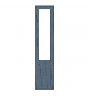 Dunkirk - Made to Measure - Open Frame Top Doors Matt Kombu Green