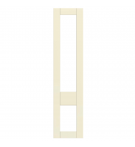 Annecy - Made to Measure - Open Frame Top and Bottom Doors Supermatt Alabaster