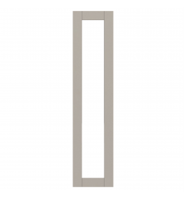 Annecy - Made to Measure - Open Frame Full Doors Matt Pebble