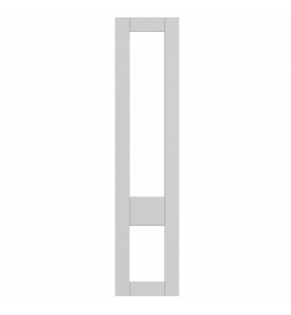 Annecy - Made to Measure - Open Frame Top and Bottom Doors Supermatt Dove Grey