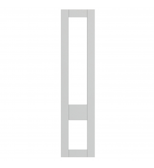 Annecy - Made to Measure - Open Frame Top and Bottom Doors Supermatt Dove Grey