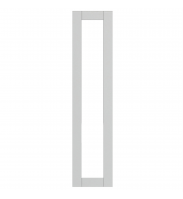Annecy - Made to Measure - Open Frame Full Doors Supermatt Dove Grey
