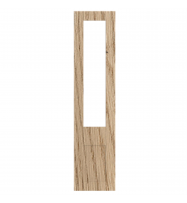 Annecy - Made to Measure - Open Frame Top Doors Halifax Natural Oak