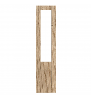 Annecy - Made to Measure - Open Frame Top Doors Halifax Natural Oak
