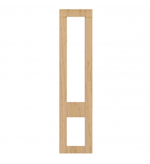 Annecy - Made to Measure - Open Frame Top and Bottom Doors Lissa Oak