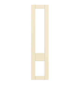 Annecy - Made to Measure - Open Frame Top and Bottom Doors Ivory