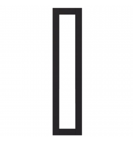 Annecy - Made to Measure - Open Frame Full Doors Matt Black