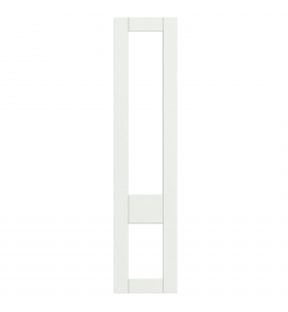 Annecy - Made to Measure - Open Frame Top and Bottom Doors Satin White