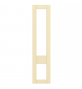 Annecy - Made to Measure - Open Frame Top and Bottom Doors Supermatt White