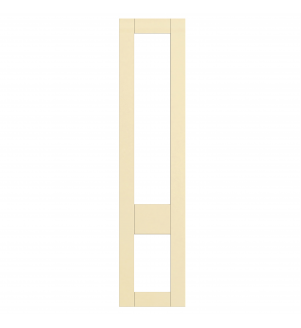 Annecy - Made to Measure - Open Frame Top and Bottom Doors Supermatt White