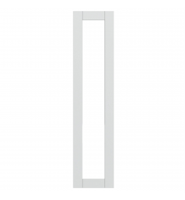 Annecy - Made to Measure - Open Frame Full Doors Porcelain White