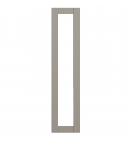 Annecy - Made to Measure - Open Frame Full Doors Matt Stone Grey