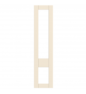 Annecy - Made to Measure - Open Frame Top and Bottom Doors Cremona Oak Cotta