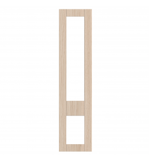Annecy - Made to Measure - Open Frame Top and Bottom Doors Matt Pebble