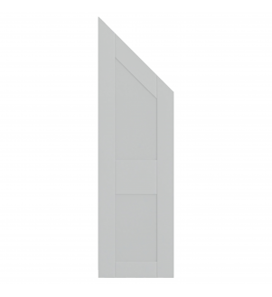 Annecy - Made to Measure - Angled Doors Porcelain White