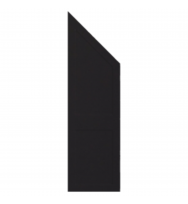 Bordeaux - Made to Measure - Angled Doors Matt Black
