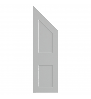 Lyon - Made to Measure - Angled Doors Supermatt Dove Grey
