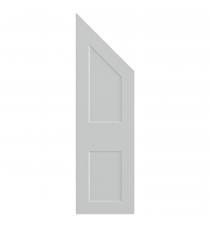 Lyon - Made to Measure - Angled Doors Porcelain White