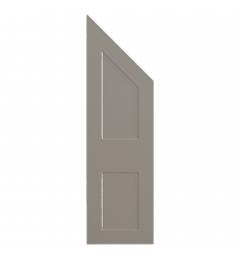 Lyon - Made to Measure - Angled Doors Matt Stone Grey