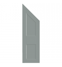 Lyon - Made to Measure - Angled Doors Supermatt Duck Egg