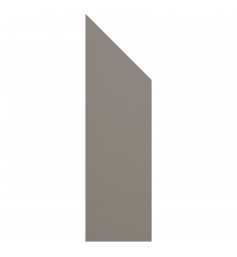 Quimper - Made to Measure - Angled Doors Matt Stone Grey