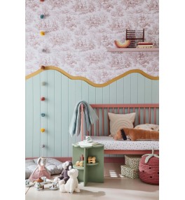 Aquamarine - Mid, Light Peachblossom, Bassoon | Lovers’ Toile – Blush,Light Peachblossom 3, Bassoon 336, Aquamarine - M#abbf1bbe