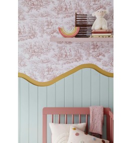 Aquamarine - Mid, Light Peachblossom, Bassoon | Lovers’ Toile – Blush,Light Peachblossom 3, Bassoon 336, Aquamarine - M#c6e2a8be