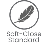 Soft-Close Standard - Smooth, quiet everyday use